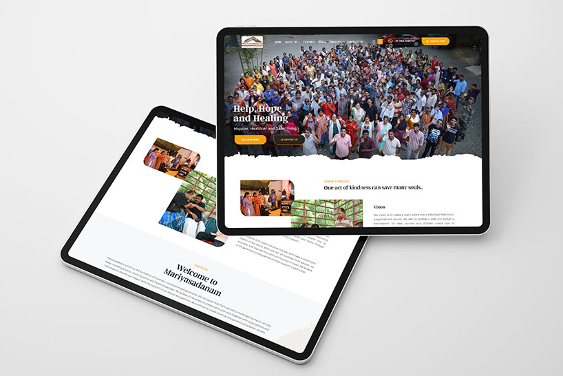 Mariyasadanam | Website Designing