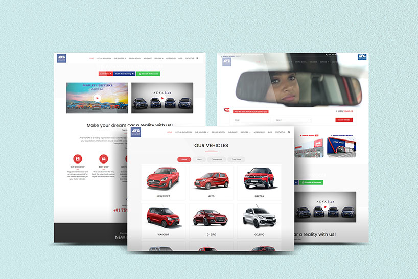 AVG Motors | Website Designing