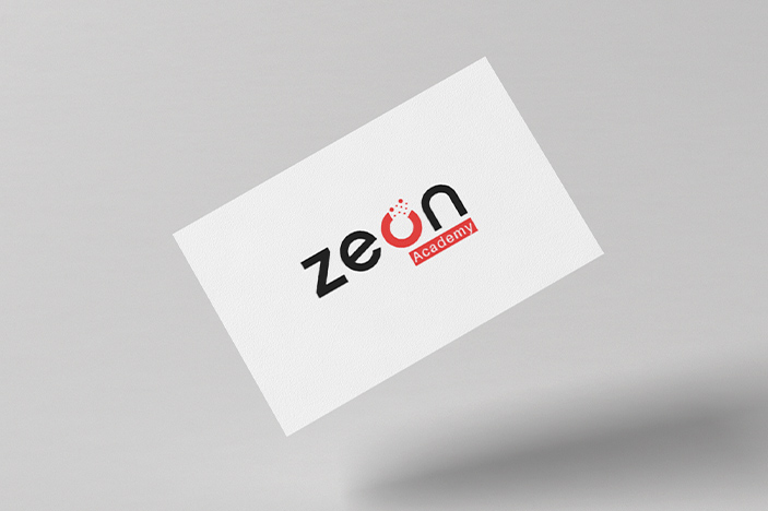Logo on Business Card | Zeon