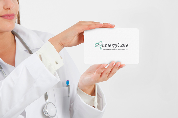 Logo on Business Card | EmergiCare